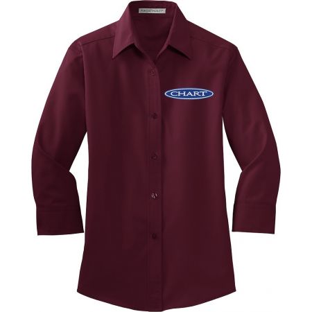 20-L612, Small, Burgundy, Left Chest, Chart_blue. 20-L612, Small, Burgundy, Left Chest, Chart_blue.